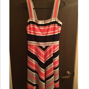 Banana Republic pink&navy dress